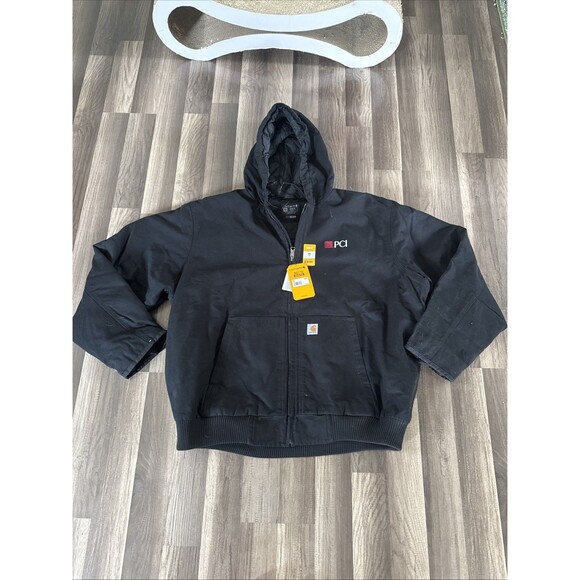 Carhartt J130-M Loose Fit Coat Men’s Sz 4XLT NWT Black Made In USA - Picture 1 of 12